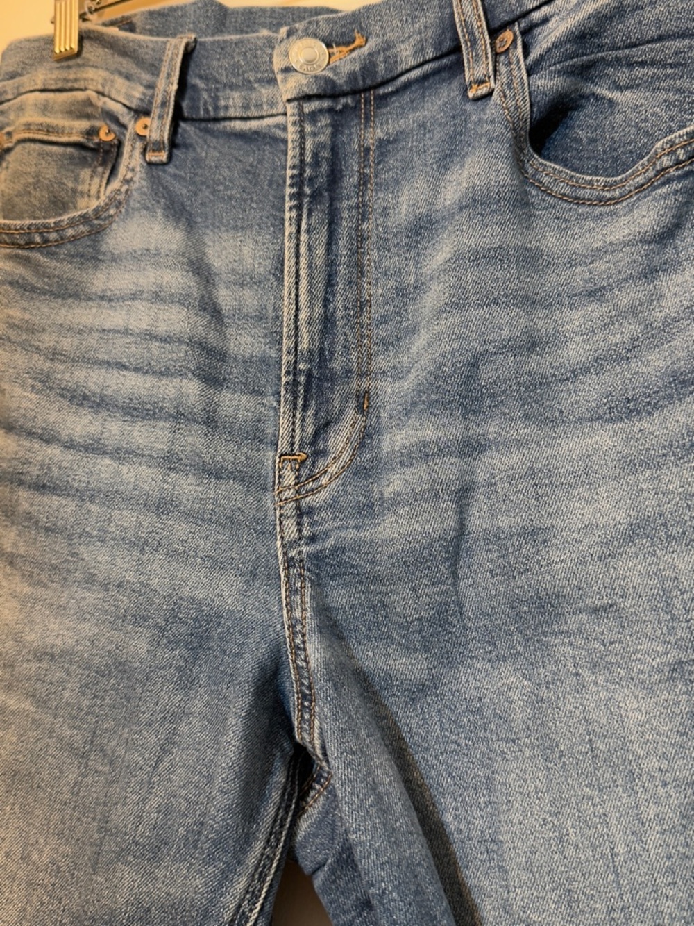 American Eagle Outfitters Light Blue Wide-Leg Jeans - Picture 2 of 4